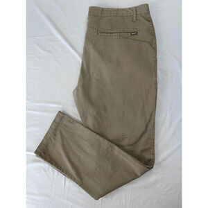 Volcom Vmonty Flat Front Chino Skate Pants. Perfectly Broken In, Men's 38X33.
